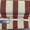 2 Yard Piece of 4985-0000 | Havelock Brick Striped  Sunbrella | 46 Inch | Marine And Awning Fabric