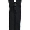 18 Inch BLACK Seperating Jacket Zipper | Heavy Duty Molded Plastic | Anti Iceing & UV Stable 