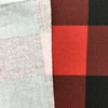 3 Yard Piece of Large Scale Buffalo Plaid in Red and Black | Home Decor  / Drapery Fabric | 100% Cotton | 54" Wide | By the Yard
