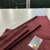 Merlot Red Chenille | Upholstery Fabric | Heavyweight | Soft | 54" Wide | By the Yard