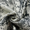 Abstract Jacquard in Black / Grey / Off White | Upholstery Fabric | Heavyweight | Durable | 54" Wide | By the Yard