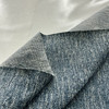 Chenille Tweed in Dark Blue and White | Upholstery Fabric | Heavyweight | 54" Wide | By the Yard