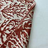 Nautical Coral in Orange / Off White | Upholstery Fabric | Heavyweight | Durable | 54" Wide | By the Yard