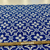 Aspidoras in Cobalt | Outdoor Waterproof Upholstery Fabric | Bohemian Print in Blue and White | Europatex | 60" Wide | By the Yard