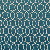 Titan in Blue | Outdoor Waterproof Upholstery Fabric | Scrollwork in Blue and White | Europatex | 60" Wide | By the Yard