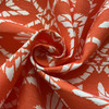 Aspidoras in Coral | Outdoor Waterproof Upholstery Fabric | Bohemian Print in Orange and White | Europatex | 60" Wide | By the Yard