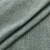 Dial in Forest | Europatex Upholstery Fabric | Green / White Checkered Basketweave | Heavyweight | 57" Wide | By the Yard