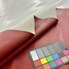 Brick Red Faux Leather Vinyl | Upholstery Fabric | Commercial / Home Upholstery | Ultra Durable | Felt-backed | 54" Wide | By the Yard
