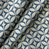 Depeche Mode in Harbor Blue / White | Geometric Upholstery Fabric | Covington | 54" Wide | Cotton / Polyester | Heavy Weight | By the Yard