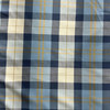 Leland in Dream Blue | Home Decor / Slipcover Fabric | Plaid Blue / Gold / Off White | 100% Cotton | 54" Wide | Covington | By the Yard