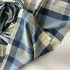 Leland in Dream Blue | Home Decor / Slipcover Fabric | Plaid Blue / Gold / Off White | 100% Cotton | 54" Wide | Covington | By the Yard