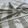 Big Check in Linen | Upholstery / Slipcover Fabric | Beige and White | 100% Cotton | 55" Wide | Medium Weight | By the Yard