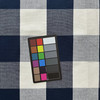 Big Check in Ink | Upholstery / Slipcover Fabric | Navy Blue and White | 100% Cotton | 55" Wide | Medium Weight | By the Yard