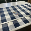 Big Check in Ink | Upholstery / Slipcover Fabric | Navy Blue and White | 100% Cotton | 55" Wide | Medium Weight | By the Yard