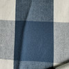 Big Check in Harbor | Upholstery / Slipcover Fabric | Blue and White | 100% Cotton | 55" Wide | Medium Weight | By the Yard