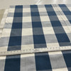 Big Check in Harbor | Upholstery / Slipcover Fabric | Blue and White | 100% Cotton | 55" Wide | Medium Weight | By the Yard