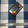 Big Check in Harbor | Upholstery / Slipcover Fabric | Blue and White | 100% Cotton | 55" Wide | Medium Weight | By the Yard