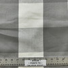Big Check in Dove | Upholstery / Slipcover Fabric | Grey and White | 100% Cotton | 55" Wide | Medium Weight | By the Yard