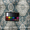 Carpet Heirloom in Peacock | Jacquard Upholstery Fabric | Teal / Brown / White | Kaufmann | 54" Wide | Heavy Weight | By the Yard