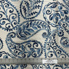 Bloomfield in Bluebell | Home Decor / Upholstery Fabric | Blue / Light Grey | Covington | Medium Weight | 54" Wide | By the Yard