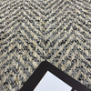 Reconnect in Stone | Upholstery Fabric | Herringbone in Tan / Grey | Swavelle | 54" Wide | Heavyweight | BTY