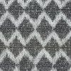 Forego in Charcoal | Upholstery Fabric | Diamond Design in Grey / Off White | Swavelle | 54" Wide | Heavyweight | BTY
