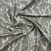 Edalene in Smoke | Upholstery / Drapery Fabric | Leafy Branch Design in Grey / Off White | Swavelle | 54" Wide | By the Yard