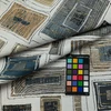 Beach Blast in Bluestone | Upholstery Fabric | Modern Geometric in Blue / Gold / Grey / White | Swavelle | 54" Wide | Heavyweight | BTY