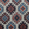 Southwestern Design in Red / Orange / Blue | Upholstery Fabric | Heavyweight | 54" Wide | By the Yard