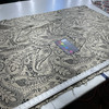 Floral Paisley in Black / Beige | Upholstery Fabric | Heavyweight | 54" Wide | By the Yard