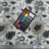 Myla in Marble | Upholstery Fabric | Floral Jacquard in Black / Beige / White | Richloom | Heavyweight | 54" Wide | By the Yard