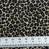 Leopard Print in Black and Tan | Upholstery Fabric | Chenille | 54" Wide | By the Yard