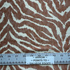 Tiger Stripe in Spice Orange and Off White | Drapery Fabric | 54" Wide | Lightweight | By the Yard