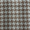 Harmony in Aqua Haze | Upholstery Fabric | Houndstooth Design Mint Green and Brown | Richloom | Heavyweight | 54" Wide | By the Yard