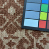 Aristocrat in Spice | Upholstery Fabric | Chenille Damask Design | Orangish Brown | Richloom | 54" Wide | By the Yard