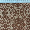 Aristocrat in Spice | Upholstery Fabric | Chenille Damask Design | Orangish Brown | Richloom | 54" Wide | By the Yard