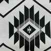 Azera in Onyx | Upholstery Fabric | Large Scale Aztec in Black / White |  Heavyweight | Richloom | 54" Wide | By the Yard