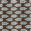 Belair in Spice | Upholstery Fabric | Leafy Sprigs in Burnt Orange / Blue / Off White | Heavyweight | 54" Wide | By the Yard