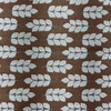 Belair in Spice | Upholstery Fabric | Leafy Sprigs in Burnt Orange / Blue / Off White | Heavyweight | 54" Wide | By the Yard