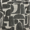 Bugati in Praline | Upholstery Fabric | Chenille Abstract Design | Black / Brown / Grey | Richloom | 54" Wide | By the Yard