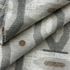 Caile in Stoneware | Upholstery Fabric | Modern Geometric in Grey / Beige / Orange | Richloom | Heavy Weight | 54" Wide | BTY