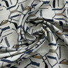 Calix in Twilight | Upholstery Fabric | Abstract in White / Blue / Beige  | Heavyweight | Richloom | 54" Wide | By the Yard