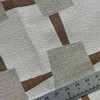 Charger in Nutmeg | Upholstery Fabric | Modern Geometric in Off White / Beige / Brick | Richloom | Heavy Weight | 54" Wide | BTY