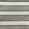 Comissky in Oak | Upholstery Fabric | Wide Stripes in Off White / Brown / Blue | Richloom | Heavy Weight | 54" Wide | BTY