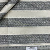 Comissky in Pewter | Upholstery Fabric | Stripes in Grey / Off White | Richloom | Heavy Weight | 54" Wide | By the Yard