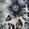 Envy in Aquarium | Upholstery Fabric | Floral Jacquard in Blue / Brown / Mint / White | Richloom | Heavy Weight | 54" Wide | By the Yard