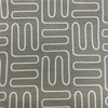 Jett in Chino | Upholstery Fabric | Wavy Line Design in Beige and Off White | Heavyweight | 54" Wide | By the Yard
