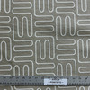 Jett in Chino | Upholstery Fabric | Wavy Line Design in Beige and Off White | Heavyweight | 54" Wide | By the Yard