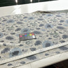 Myla in Baltic | Upholstery Fabric | Floral Jacquard in Blue / Mint Green / White | Richloom | Heavyweight | 54" Wide | By the Yard