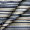 Equivalent in Ocean | Upholstery Fabric | Stripes | Blue / Beige / Off White | Medium Weight | Richloom | 54" Wide | By the Yard